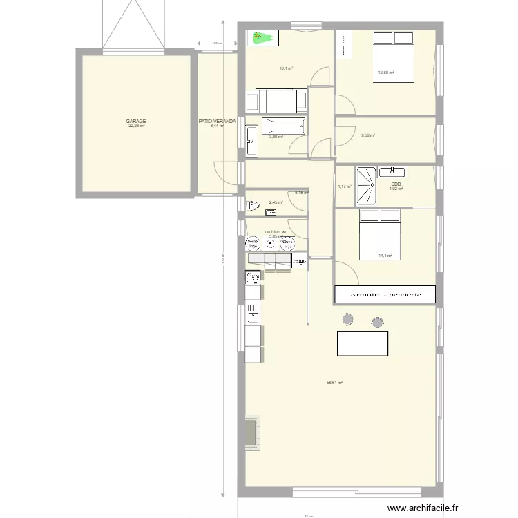 castaldo  atelier et  bernard . Plan de 