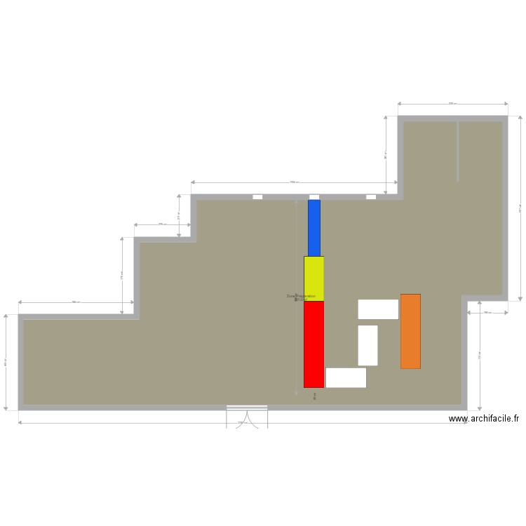 PROJET. Plan de 0 pièce et 0 m2