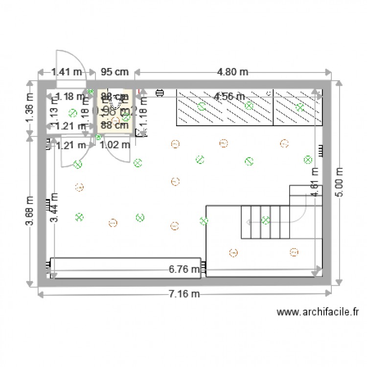 mikve charenton. Plan de 0 pièce et 0 m2