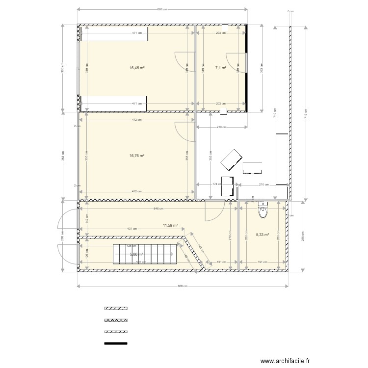 Prépa plumier HAD hyp 2. Plan de 0 pièce et 0 m2
