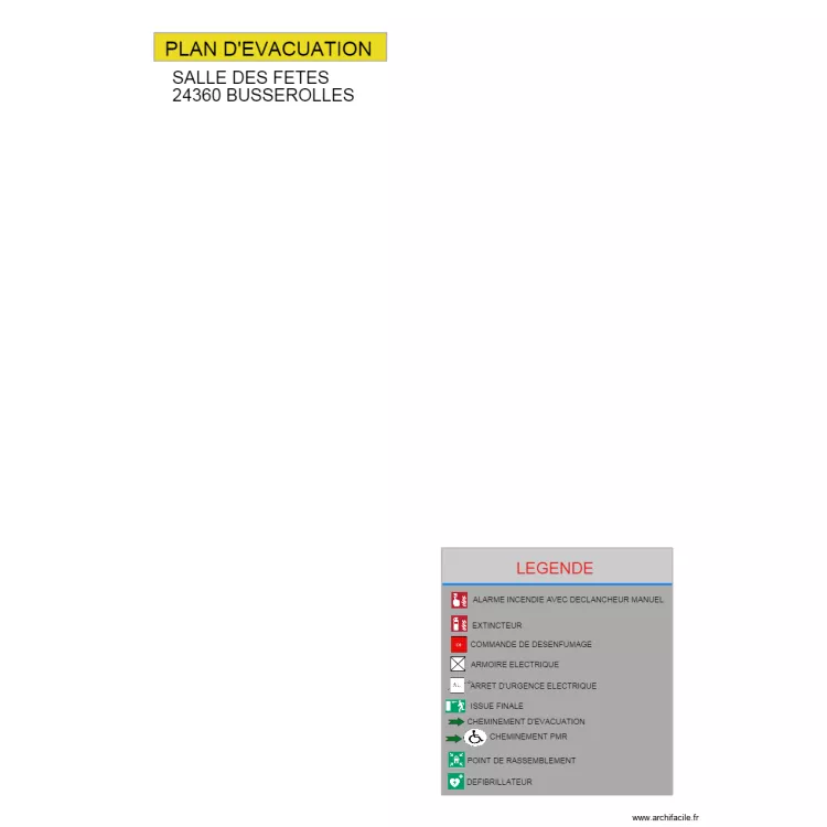 BUSSEROLLES cuisine. Plan de BUSSEROLLES cuisine. Plan de