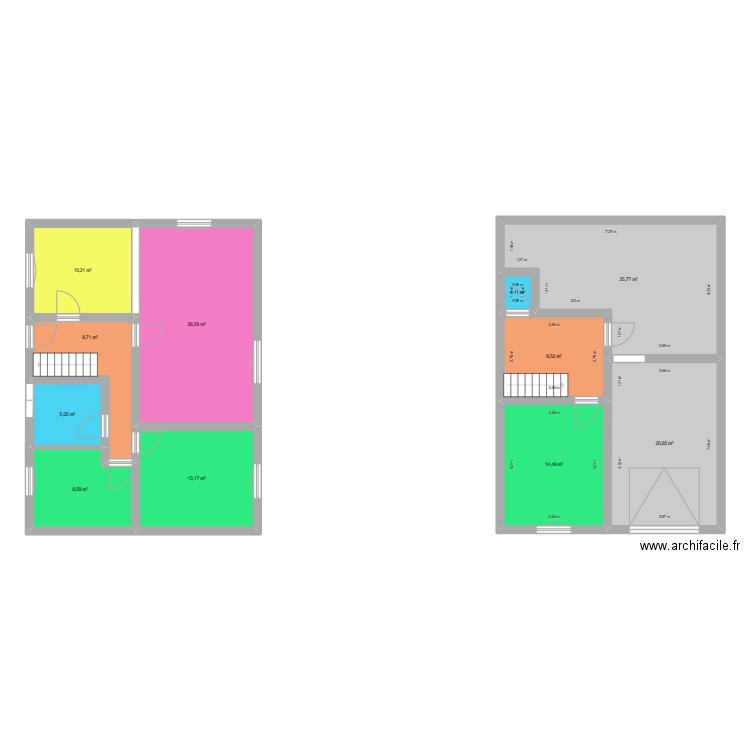 Ormes 19 . Plan de 11 pièces et 144 m2