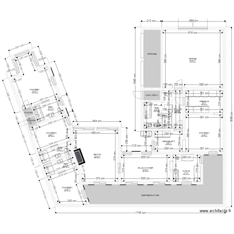 SCI CHABADABADA. Plan de 0 pièce et 0 m2