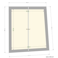 projet n1 plan vue de dessus toiture rénové