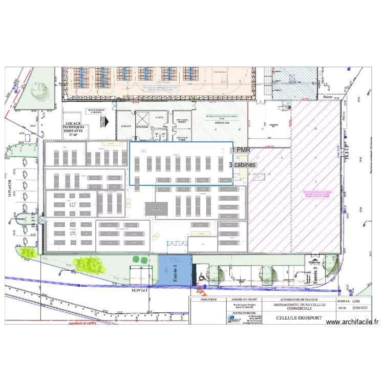 LE PONTET MAJ 5. Plan de 