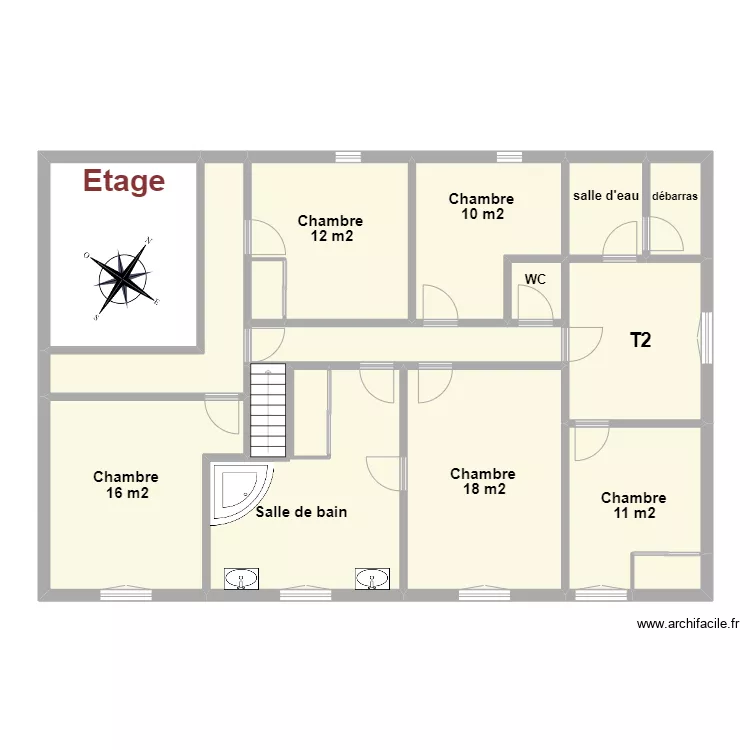 Aurie Etage. Plan de Aurie Etage. Plan de
