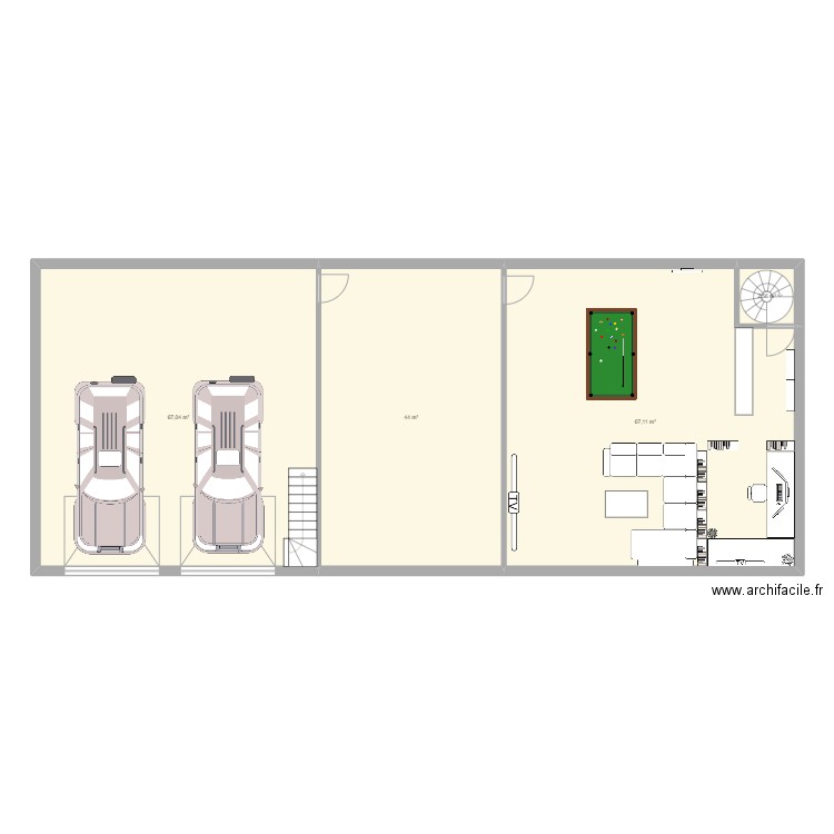 maison. Plan de 0 pièce et 0 m2