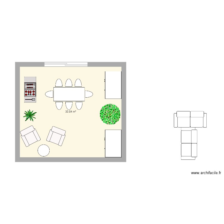 terrasse. Plan de 0 pièce et 0 m2