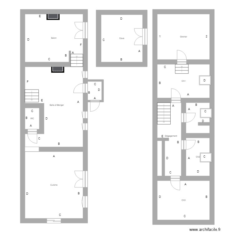 Roux Pb. Plan de 0 pièce et 0 m2