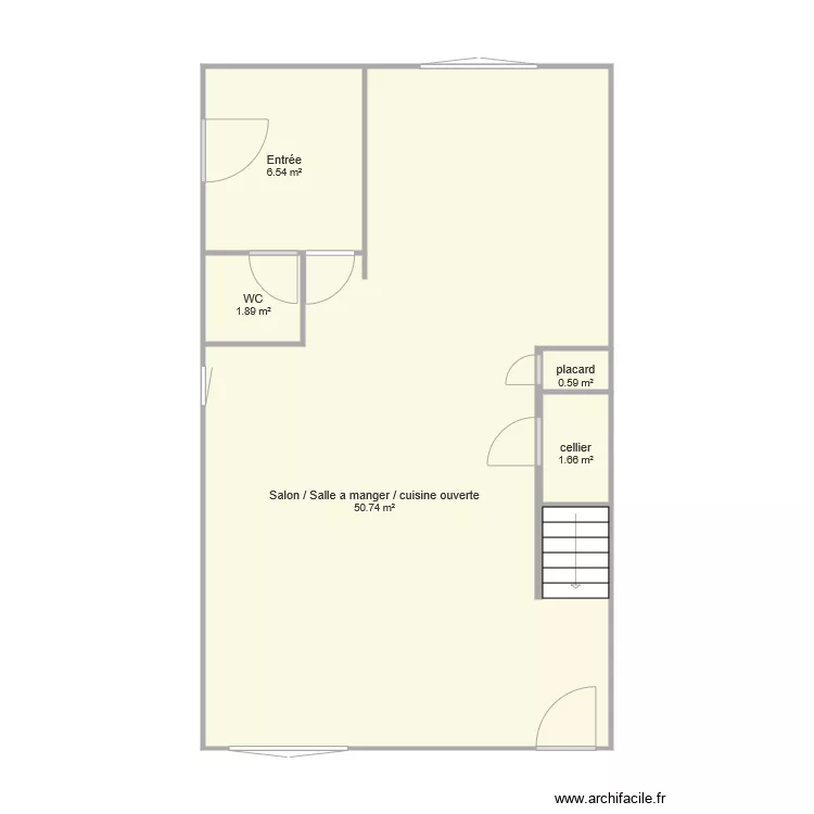 entr&eacute;e. Plan de 