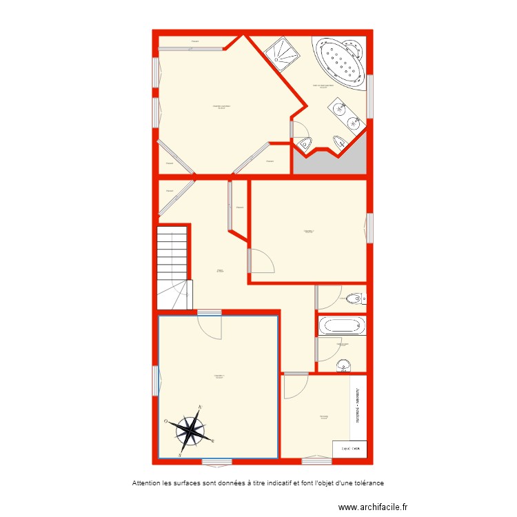 BI  3240 maison étage non côté. Plan de 0 pièce et 0 m2