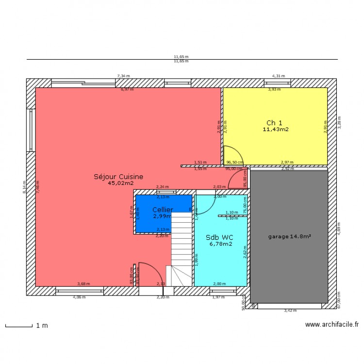 BARON Rdc. Plan de 0 pièce et 0 m2