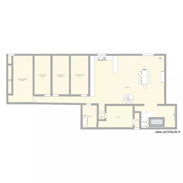maison bas 2. Plan de 
