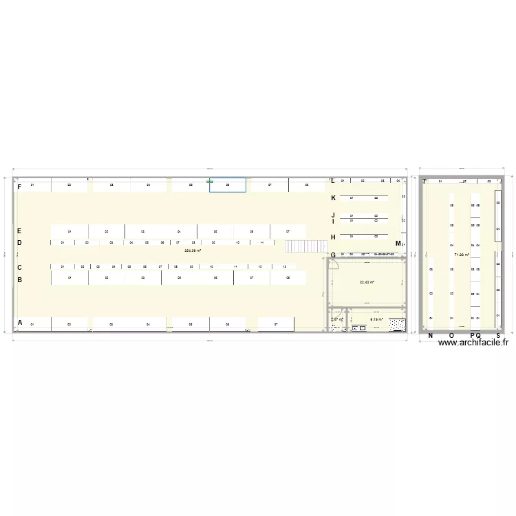 Batiment mayenne. Plan de 