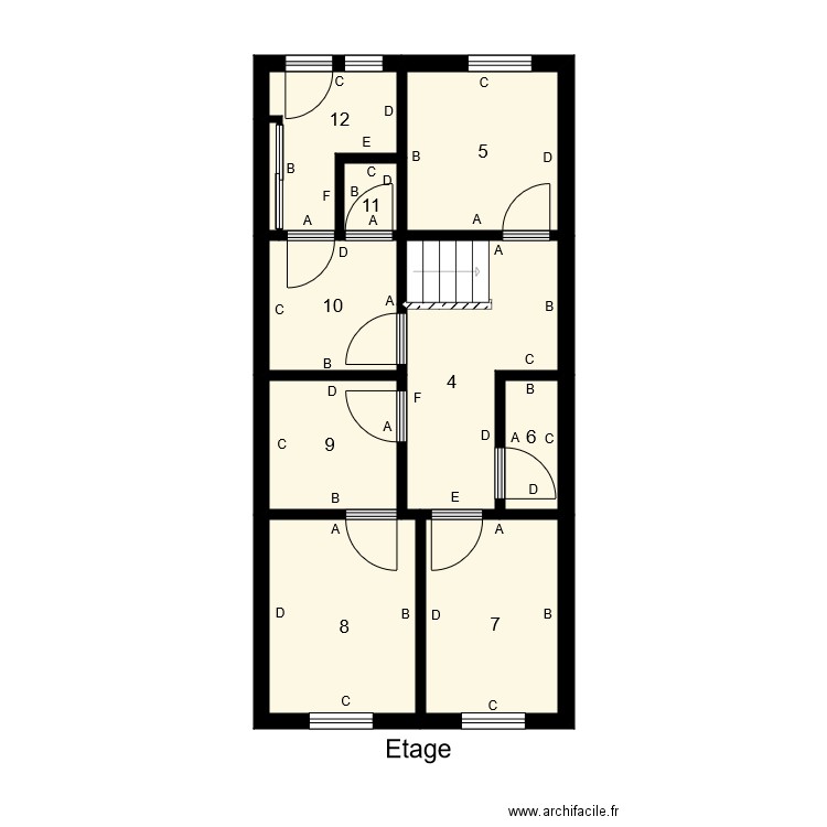 184825 Succession JOB Plomb. Plan de 0 pièce et 0 m2