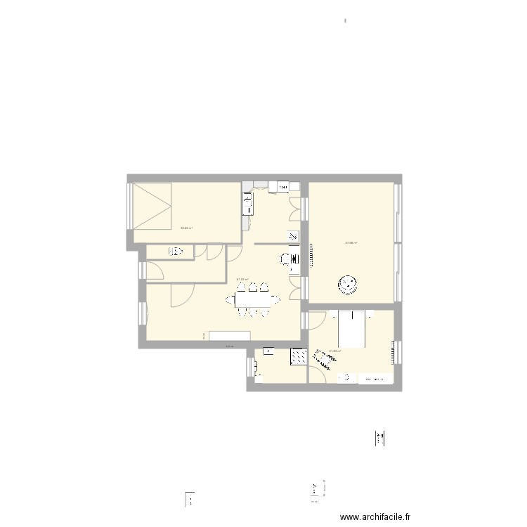 maison cdk. Plan de 0 pièce et 0 m2