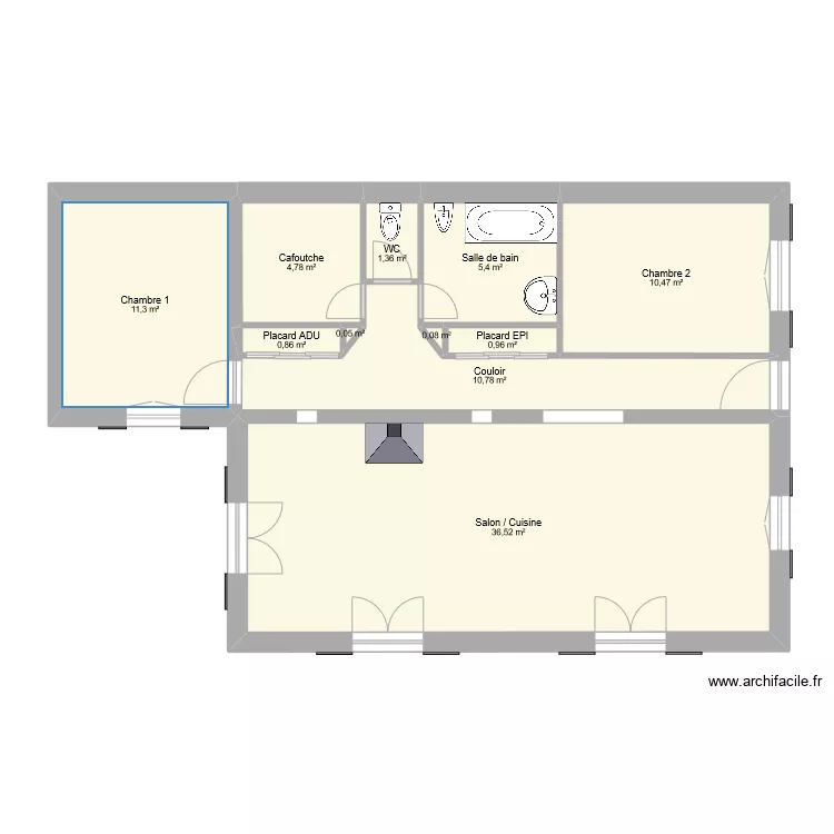 BouillaBeach V2. Plan de 