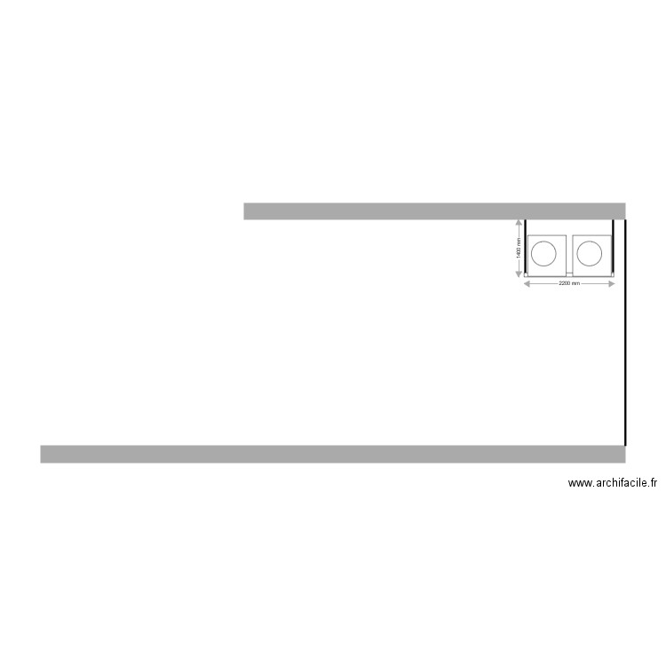 306 airco vooraanzicht. Plan de 0 pièce et 0 m2