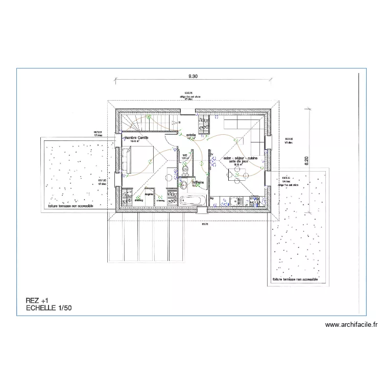 GIROUD ETAGE. Plan de 