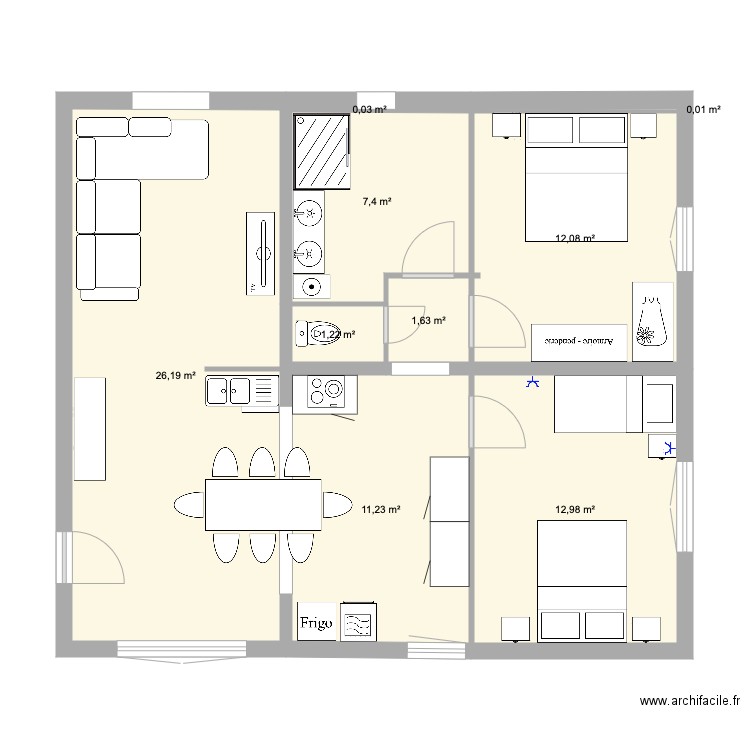 RDC PANISSE v3. Plan de 0 pièce et 0 m2