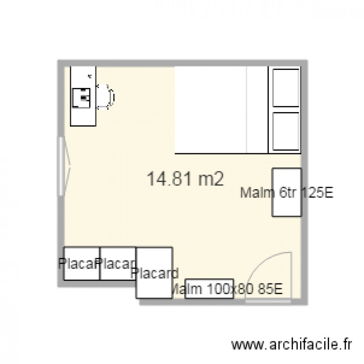 Chambre Julie. Plan de 0 pièce et 0 m2
