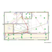 PLAN ARCHITECTURAL D'&Eacute;LECTRICIT&Eacute; D'UN REZ DE CHAUSSEE 3