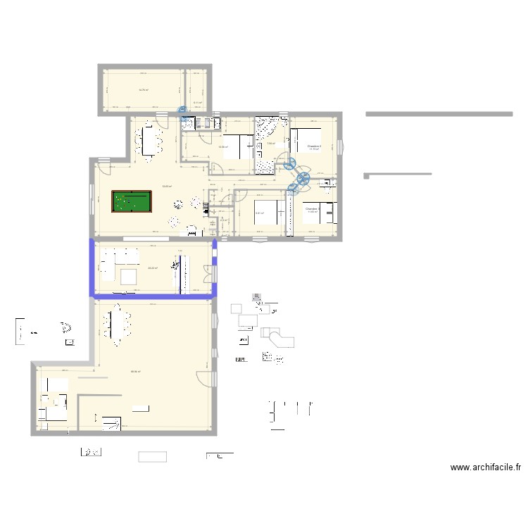 Maison Les Peintures PROJET. Plan de 0 pièce et 0 m2