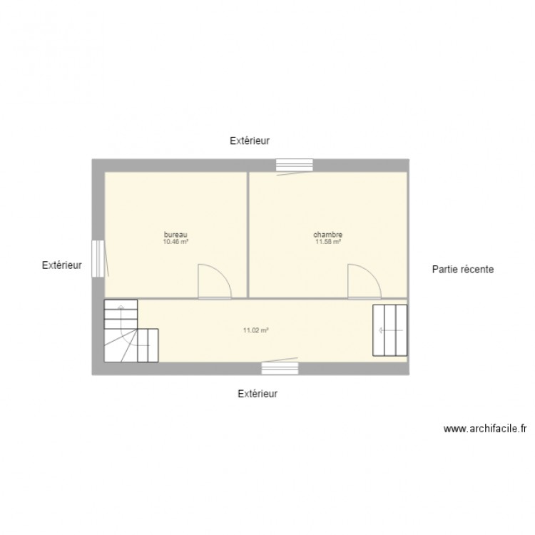 plan marcou rdc. Plan de 0 pièce et 0 m2