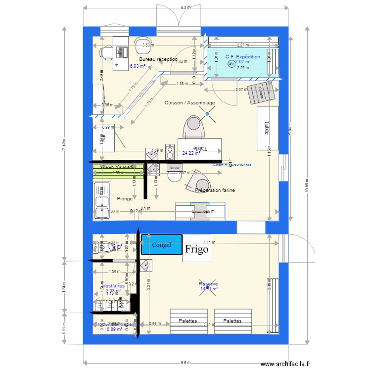 Delicatess 002. Plan de 0 pièce et 0 m2