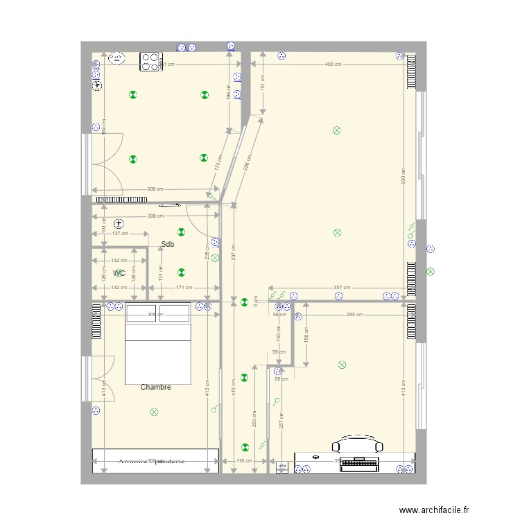 Appartement 1. Plan de 0 pièce et 0 m2