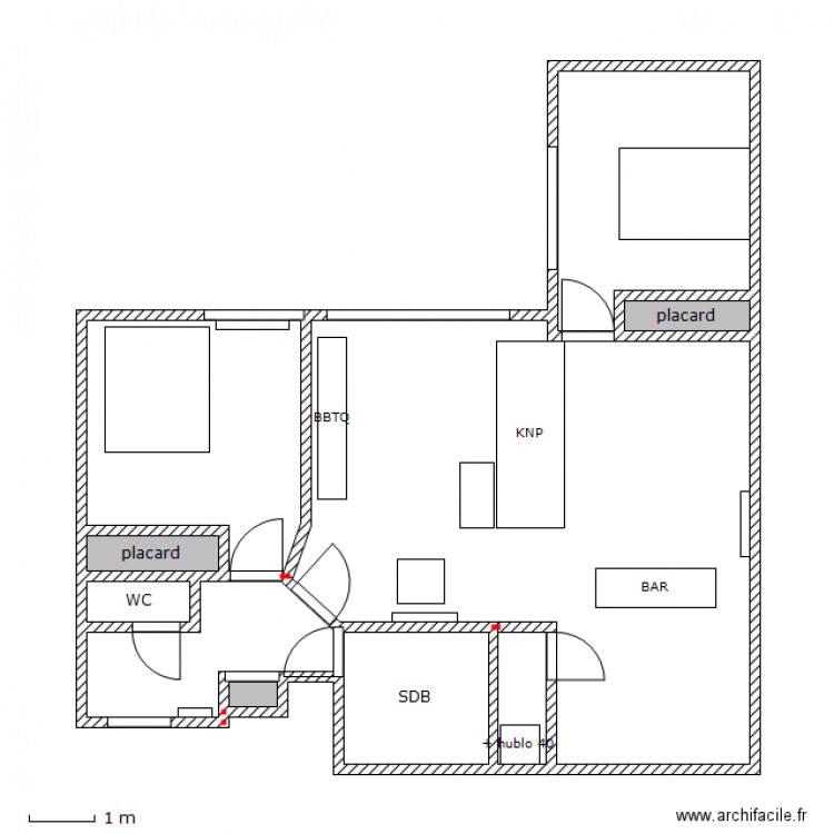 marine. Plan de 0 pièce et 0 m2