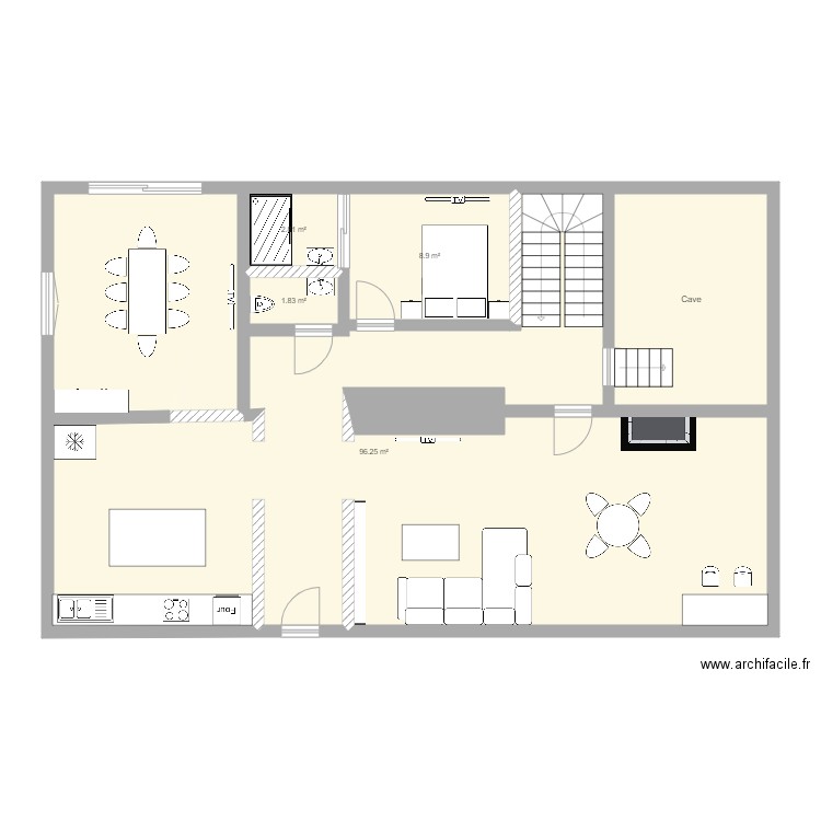 OUR RC MOD. Plan de 0 pièce et 0 m2