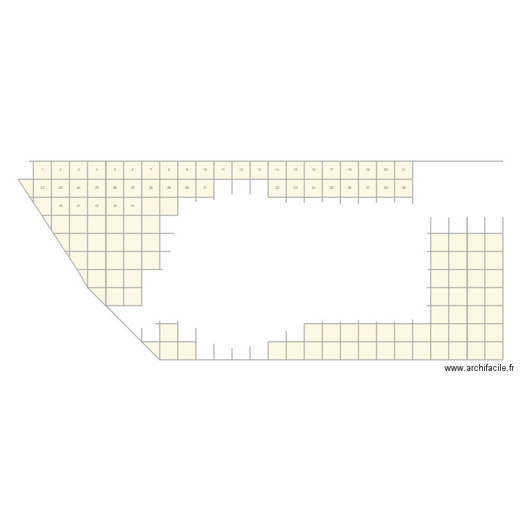 dalles piscine. Plan de 0 pièce et 0 m2