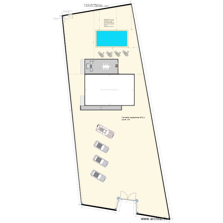 MAISON THIERRY FABIENNE PLAN N 12. Plan de 0 pièce et 0 m2