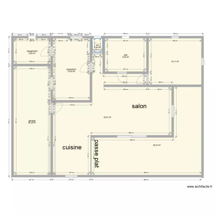 maison 8. Plan de 