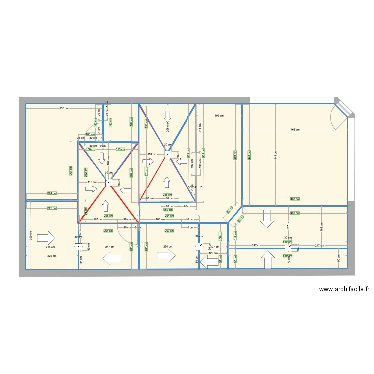 boucherie mont plans siphon pente carrelage 2. Plan de 0 pièce et 0 m2