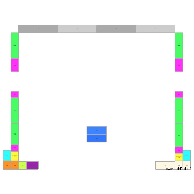 SAMUEL DAMO. Plan de 29 pièces et 382 m2