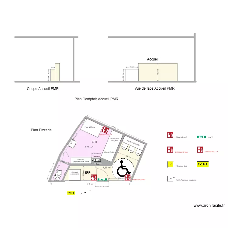 pizzeria Royat 2. Plan de 