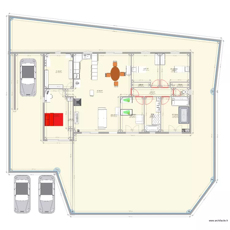 maison entiere 2. Plan de 