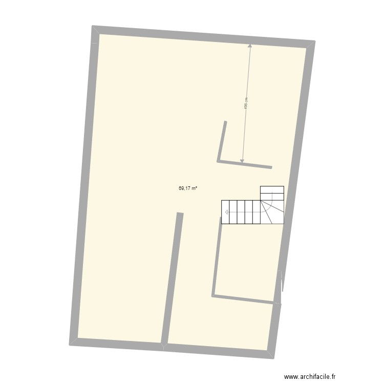 Clément Planes. Plan de 1 pièce et 69 m2