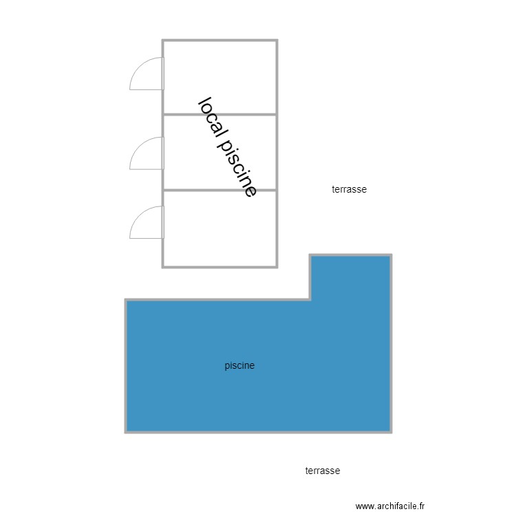 beischon parker local piscine am. Plan de 0 pièce et 0 m2