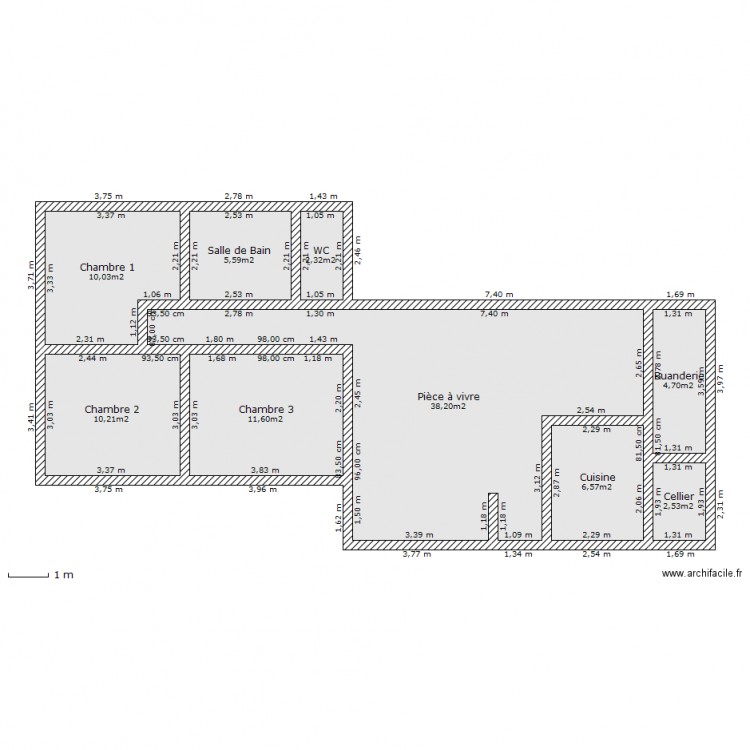 Maison 2. Plan de 0 pièce et 0 m2