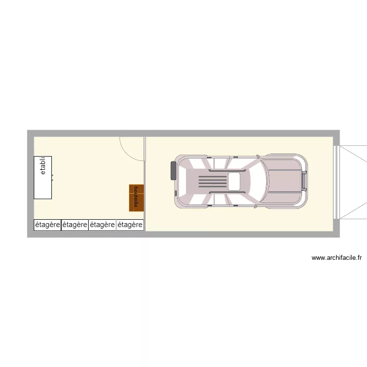 garage annick jacky. Plan de 