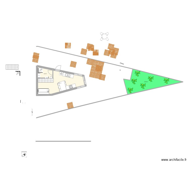 plan abouti. Plan de 7 pièces et 136 m2