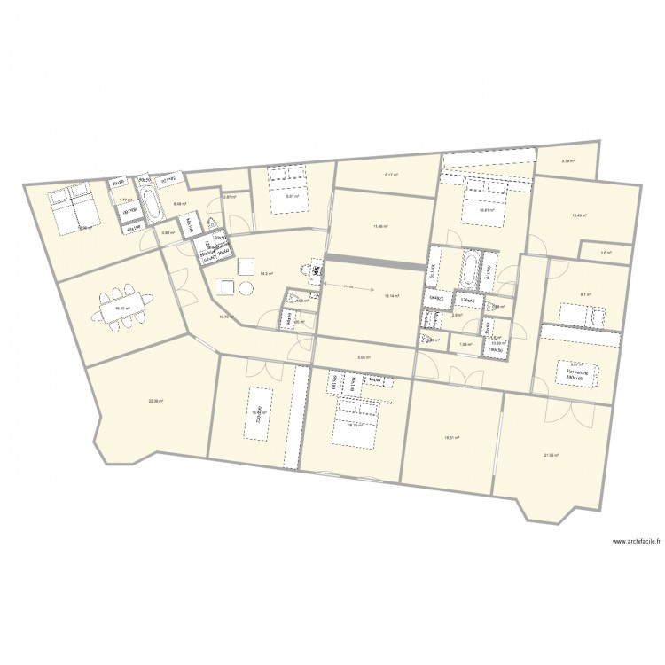 Tervuren 2 3 chambres V6. Plan de 0 pièce et 0 m2