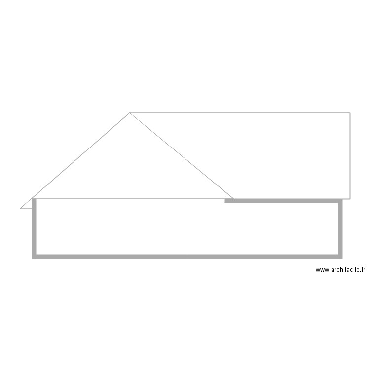 Plan Pignon Voisin . Plan de 0 pièce et 0 m2