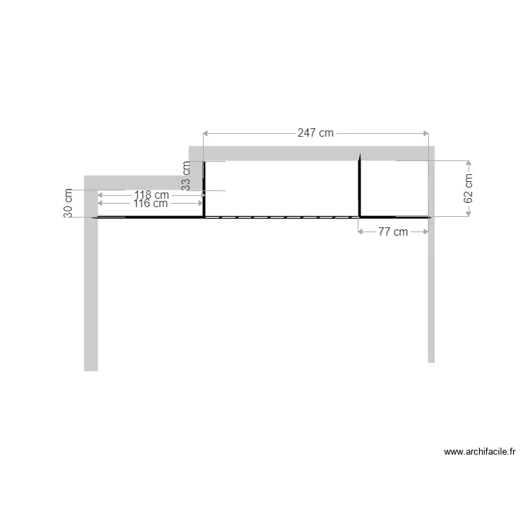 placard chambre alistair vue de haut. Plan de placard chambre alistair vue de haut. Plan de