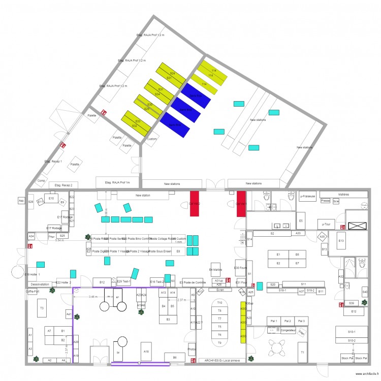 25 février 2020. Plan de 0 pièce et 0 m2