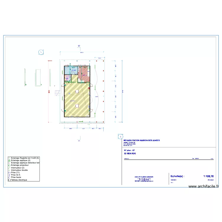 Maison de Quartier Batterie . Plan de 