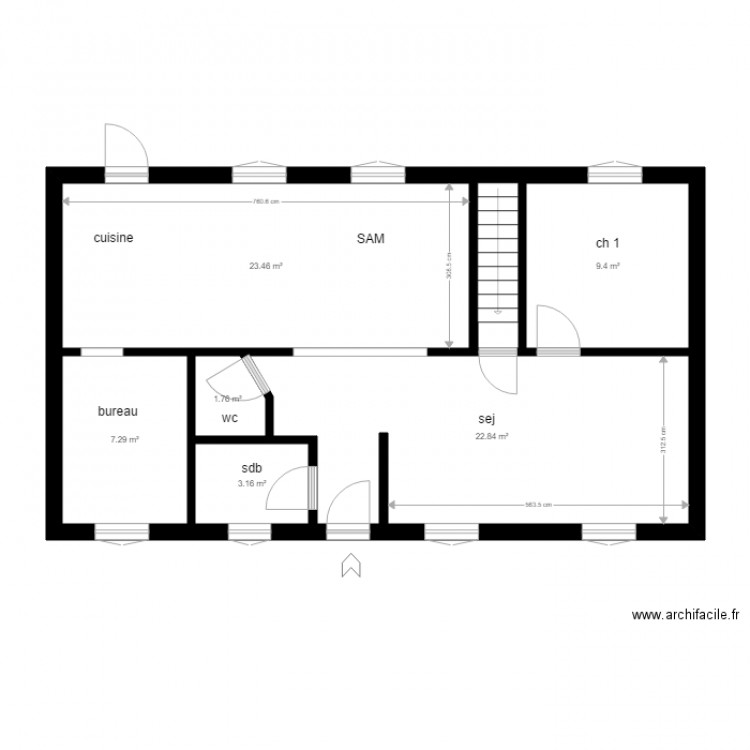 plan ROUX St GM. Plan de 0 pièce et 0 m2